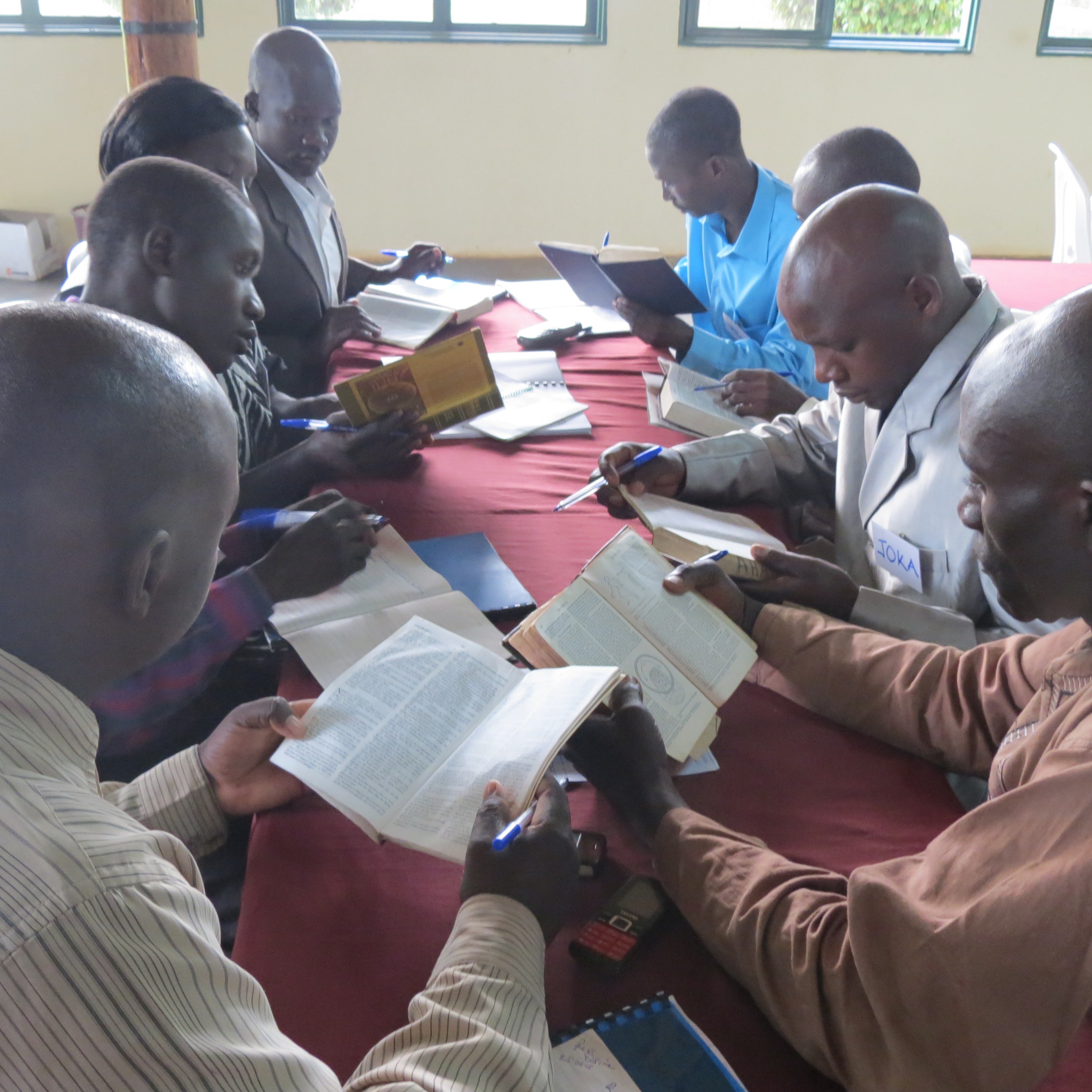 Church leaders study God's Word and gain new insights into its application to every area of life. 