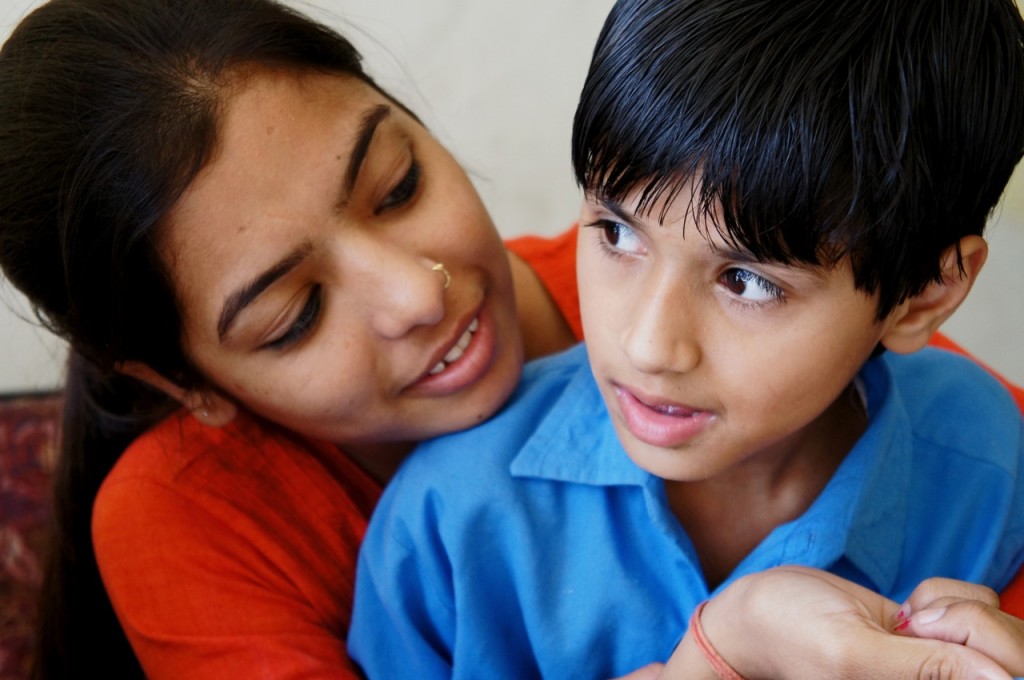 The staff at the Ashish Foundation develop deep affections for the children they serve.